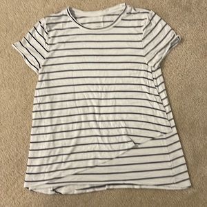 Nursing-either white and navy blue striped or white and black striped